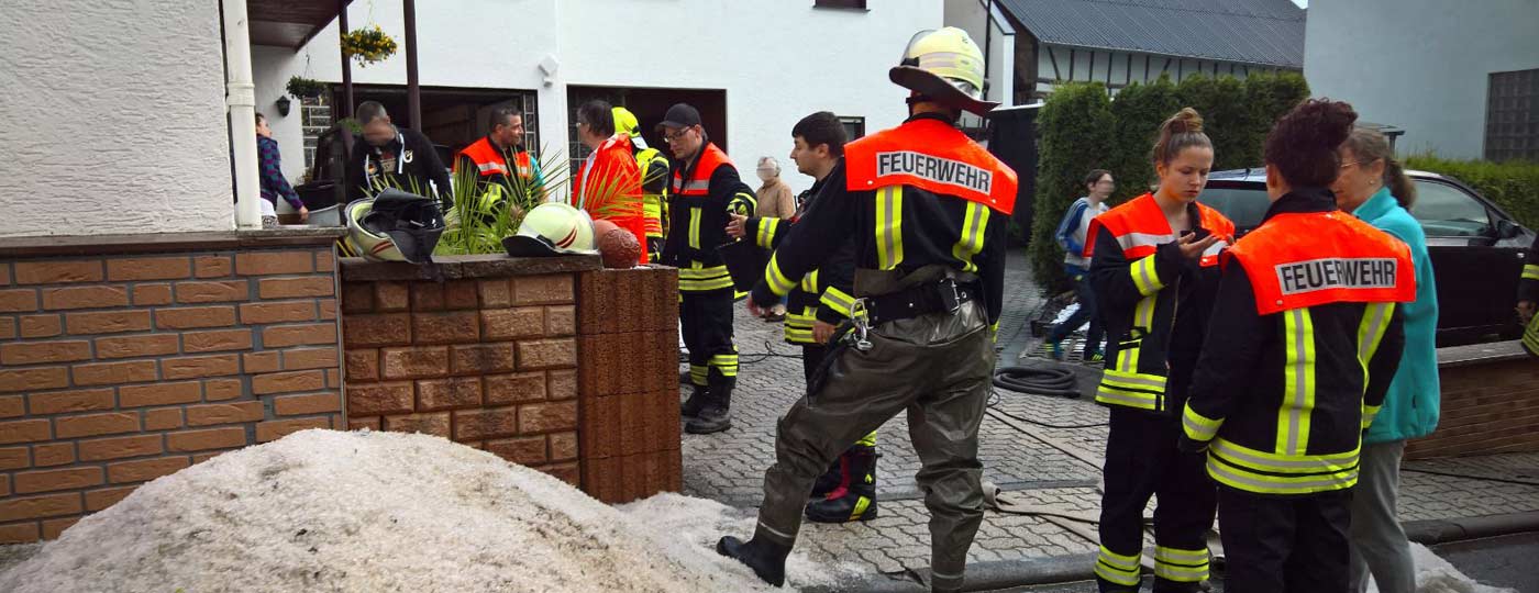 Unwetter: Mehrere Einsätze für die Feuerwehren in ganz Bad Schwalbach