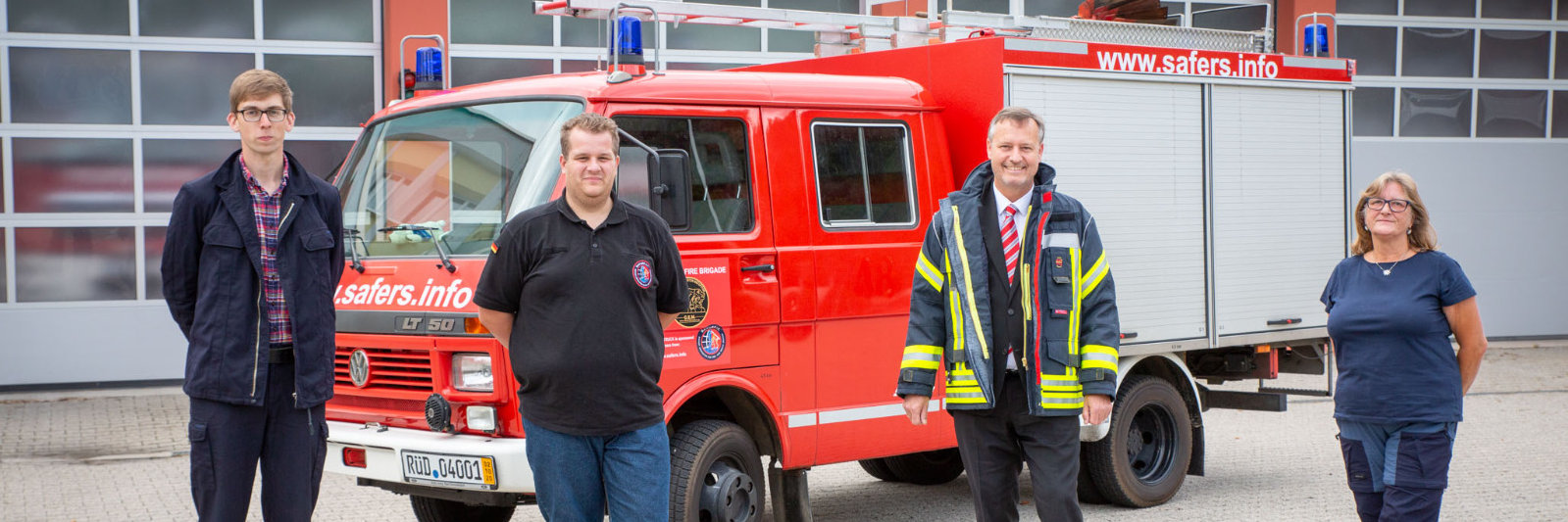 Feuerwehrfahrzeug aus Langenseifen wird nach Griechenland überführt