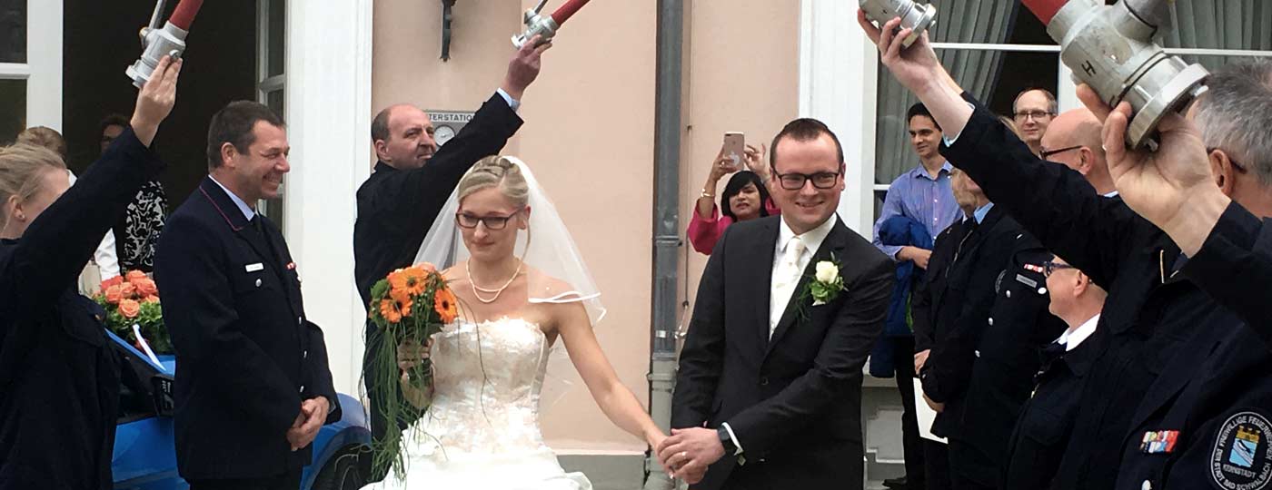 Michael und Christina haben geheiratet