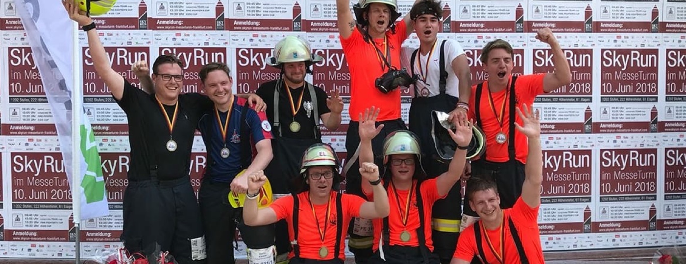 Drei Teams aus Bad Schwalbach und Weinheim nehmen am 12. Skyrun in Frankfurt teil